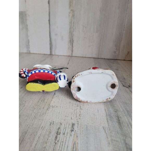 Santa Claus claydough tree candy cane ceramic santa variety set xmas - Picture 7 of 7